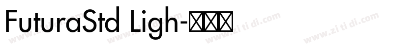 FuturaStd Ligh字体转换